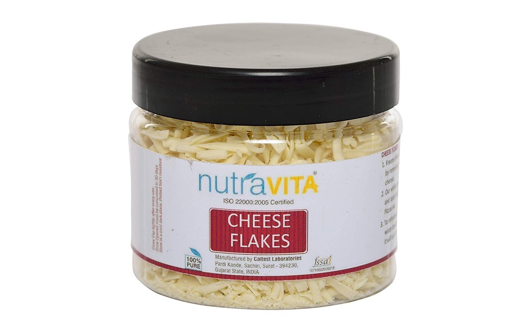 Nutravita Cheese Flakes    Plastic Jar  100 grams